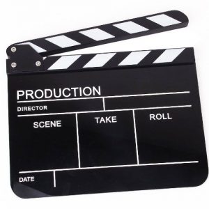 Movie clapboard