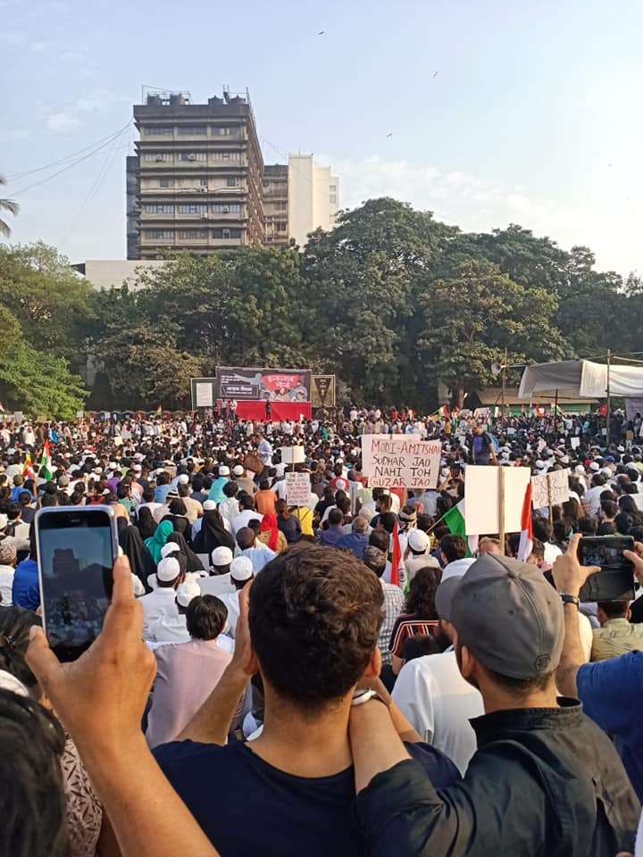 Anti CAA NRC rally Mumbai