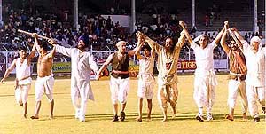 Lagaan real match