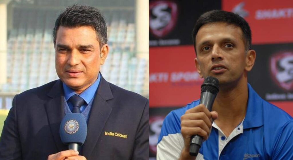 Sanjay Manjrekar and Rahul Dravid